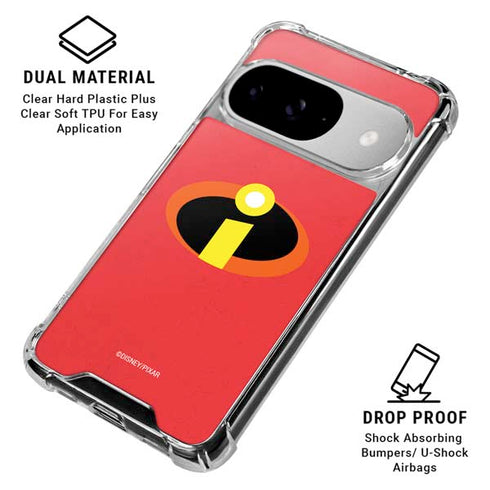 Disney The Incredibles Main Logo Google Pixel 10 Clear Case
